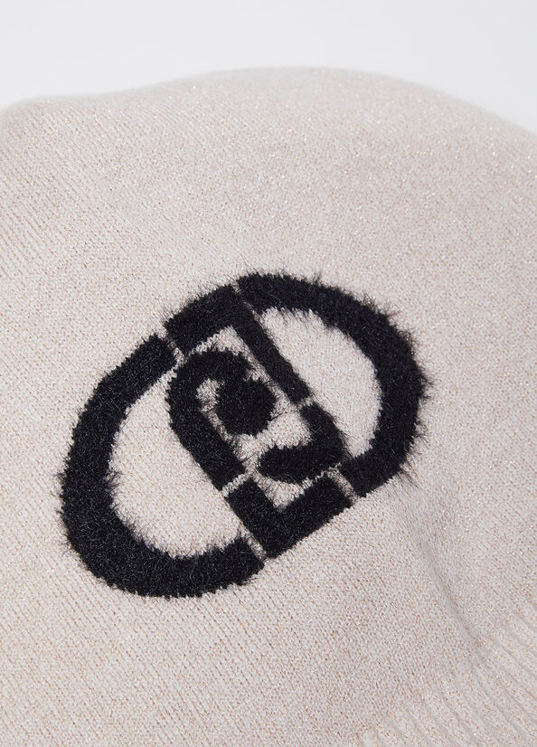 LIU JO Cappellino Baseball Uomo Donna In Raso Jacquard, Logo LJ TA4267 - Collezione Liu Jo Better