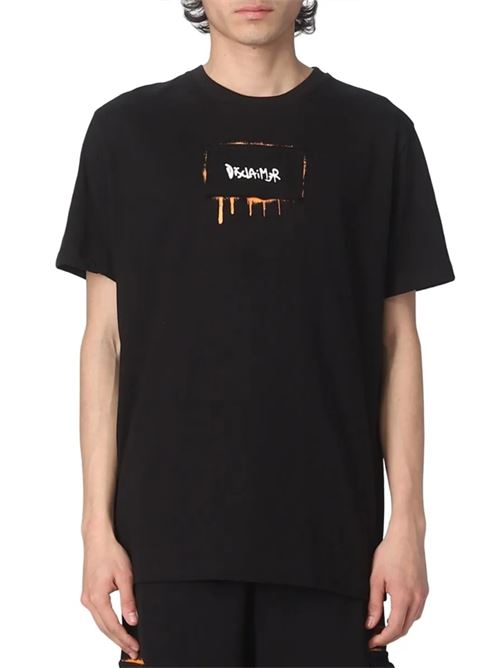 t-shirt jersey DISCLAIMER | 23EDS53427NERO