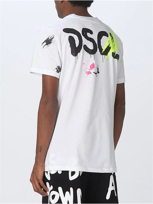 t-shirt in jersey DISCLAIMER | 23EDS53481BIANCO