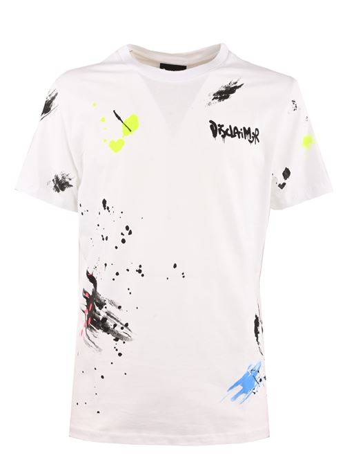 t-shirt in jersey DISCLAIMER | 23EDS53481BIANCO