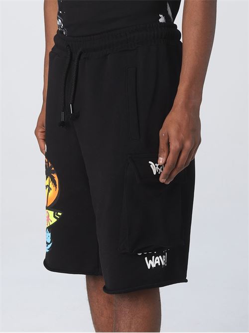 bermuda in felpa DISCLAIMER | 23EDS53508NERO