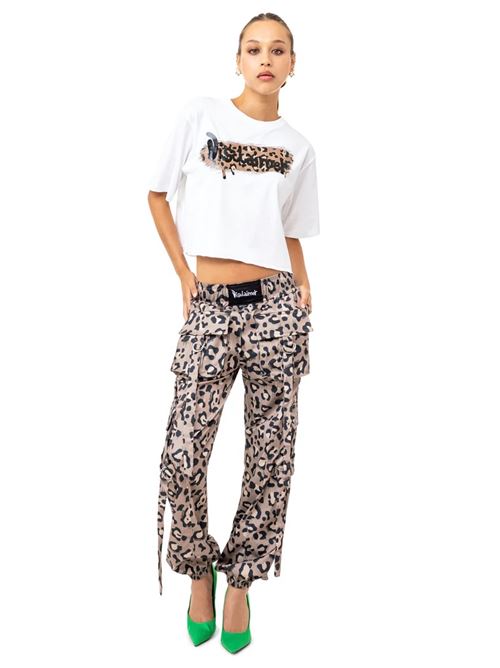t-shirt in jersey DISCLAIMER | 23EDS53535BIANCO