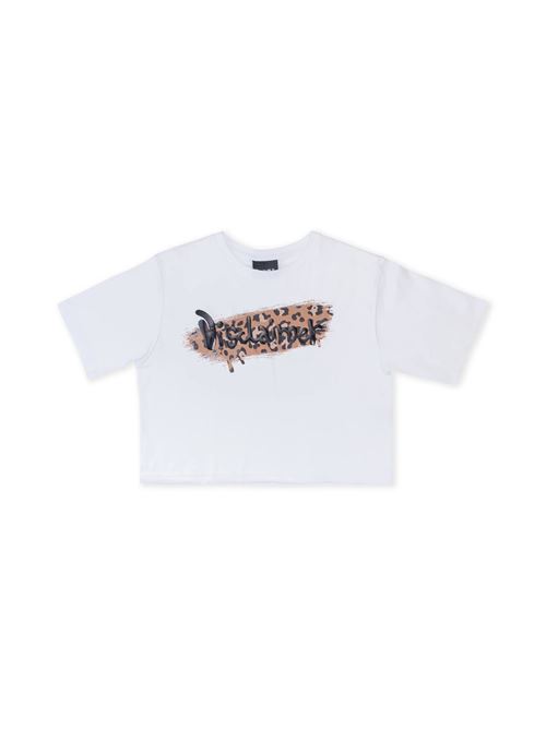 t-shirt in jersey DISCLAIMER | 23EDS53535BIANCO