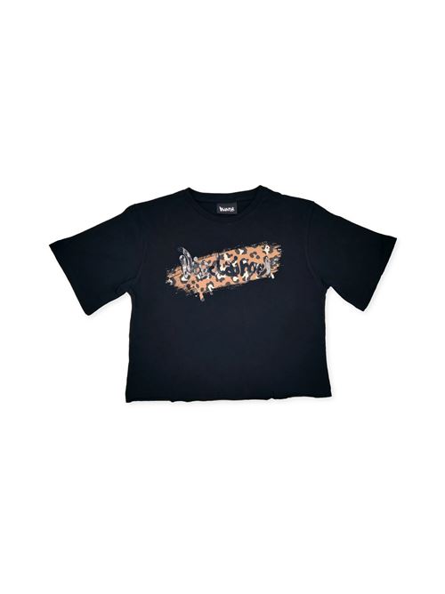 t-shirt in jersey DISCLAIMER | 23EDS53535NERO