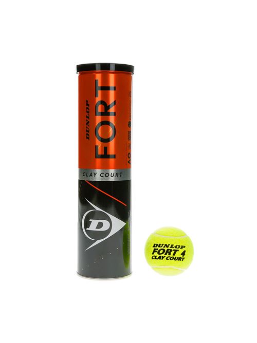 tb fort clay court 4 tin tubo 4 palline DUNLOP | 601318X