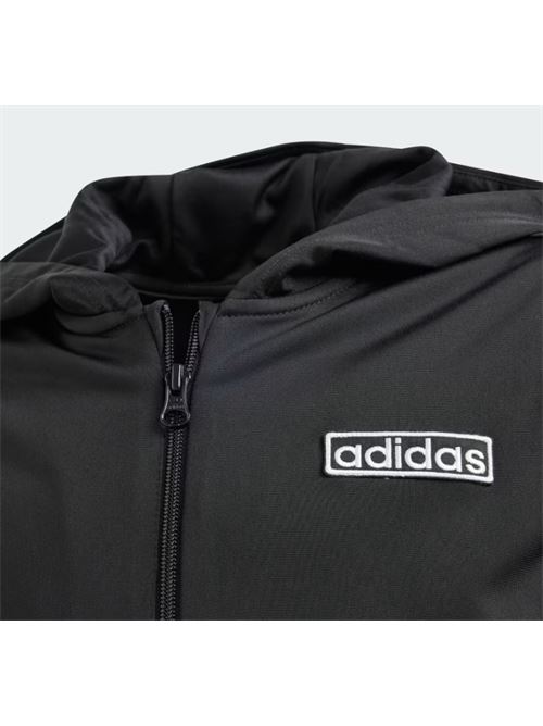 fz hoodie ADIDAS ORIGINAL | IT5466BLACK/WHITE