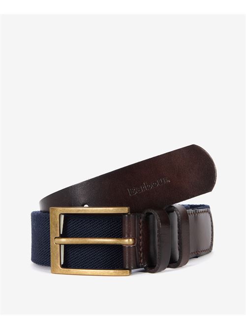 albyn leather webbing belt BARBOUR | MAC0444NY71