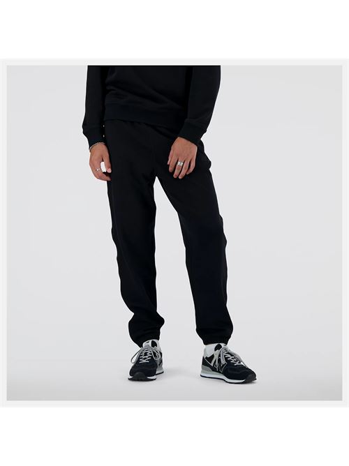 athletics french terry jogg NEW BALANCE MP41508 BK - Martelli moda