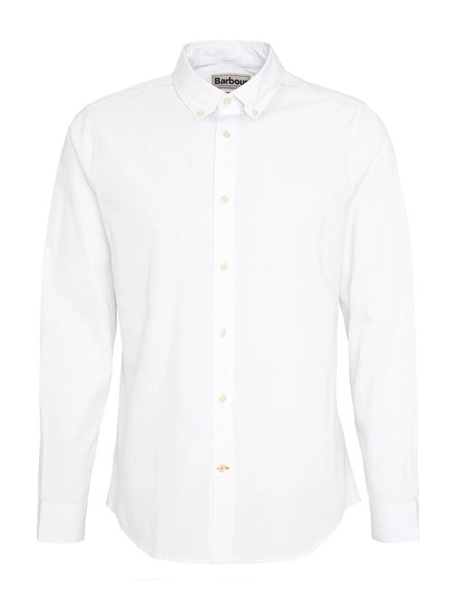 crest poplin tailored shirt BARBOUR | MSH5467WH11