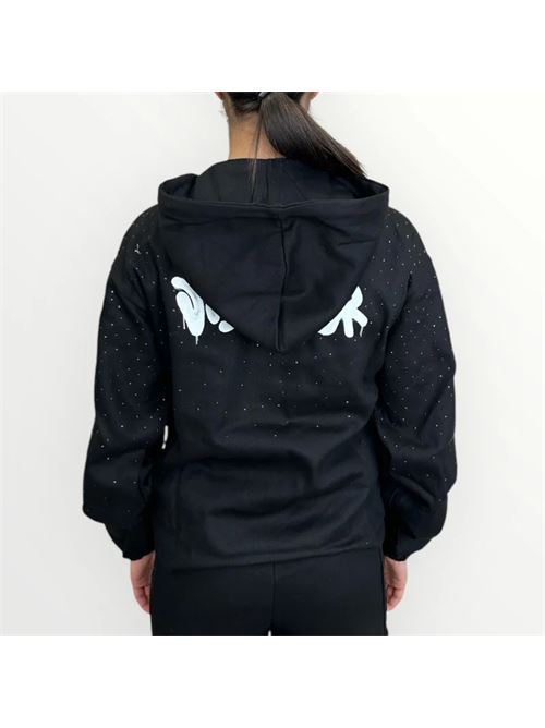 giacca donna full zip gabardina DISCLAIMER | 25EDS54928NERO