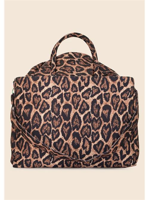printed canvas beachbag F**K | FA25-A030X26