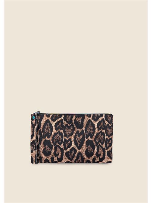 printed canvas mini pochette F**K | FA25-A050X26