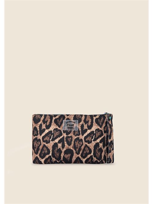printed canvas mini pochette F**K | FA25-A050X26