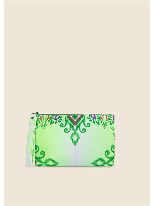 printed canvas mini pochette F**K | FA25-A050X55