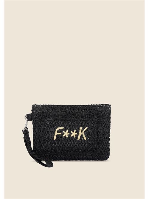 mini pochette F**K | FA25-A059BK