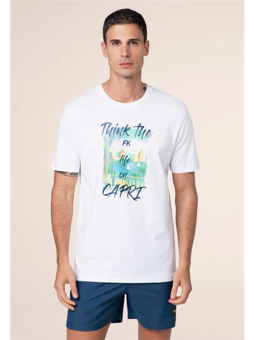 t-shirt F**K | FK25-M01TS81WH