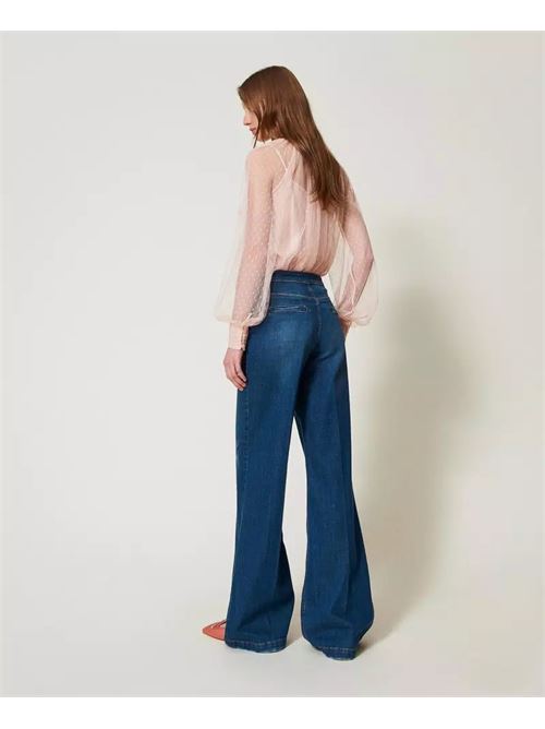 wide leg denim TWIN-SET | 251TP257401611