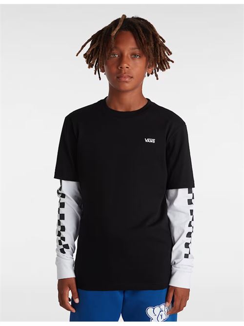 by long check twofer boys VANS | VN0A49OYBLK1BLK