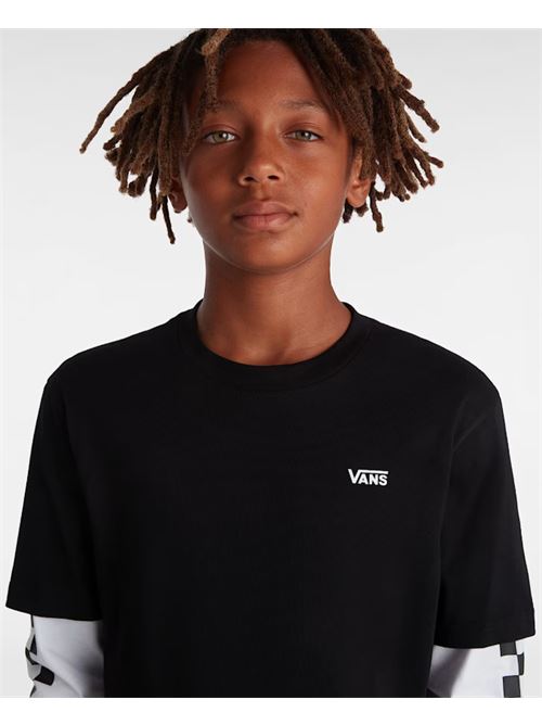 by long check twofer boys VANS | VN0A49OYBLK1BLK