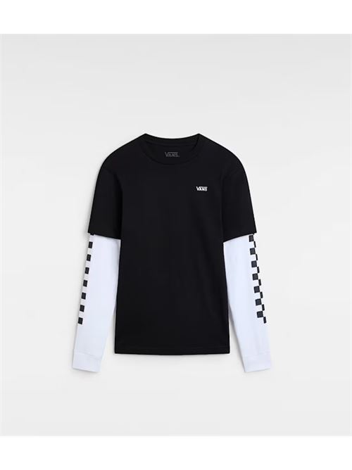 by long check twofer boys VANS | VN0A49OYBLK1BLK