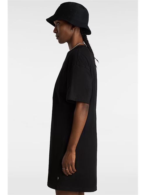 wm center vee tee dress VANS | VN0A4RU2BLK1BLK