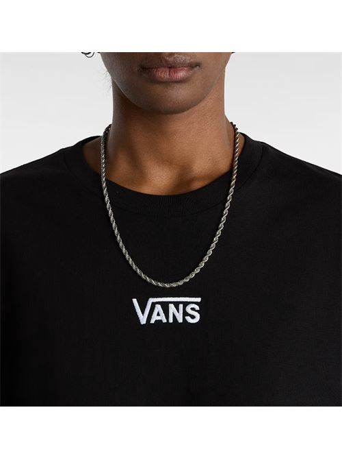 wm center vee tee dress VANS | VN0A4RU2BLK1BLK