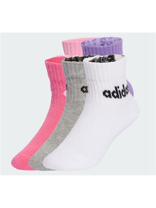 kids lin ank 5p ADIDAS | JF8541TRUPNK/PNKFUS/VIOFUS/