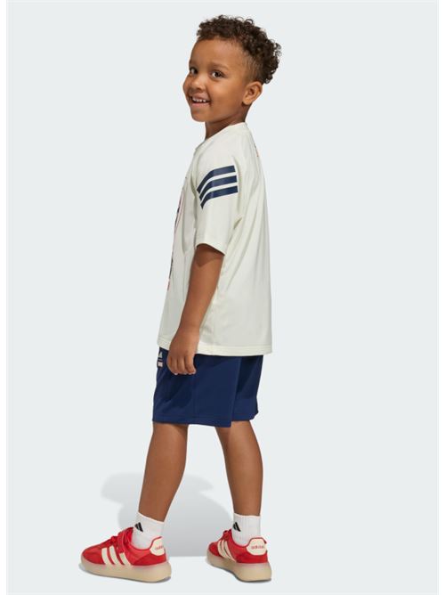 lk mrvl sm t set ADIDAS | JZ3544OWHITE