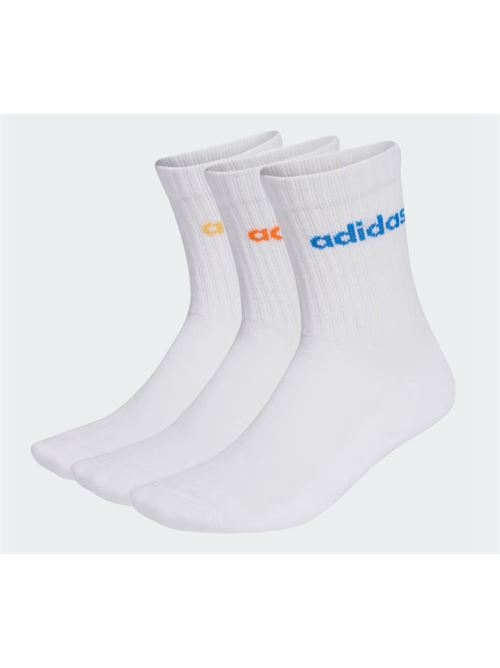 c lin crew 3p ADIDAS | KD1717WHT