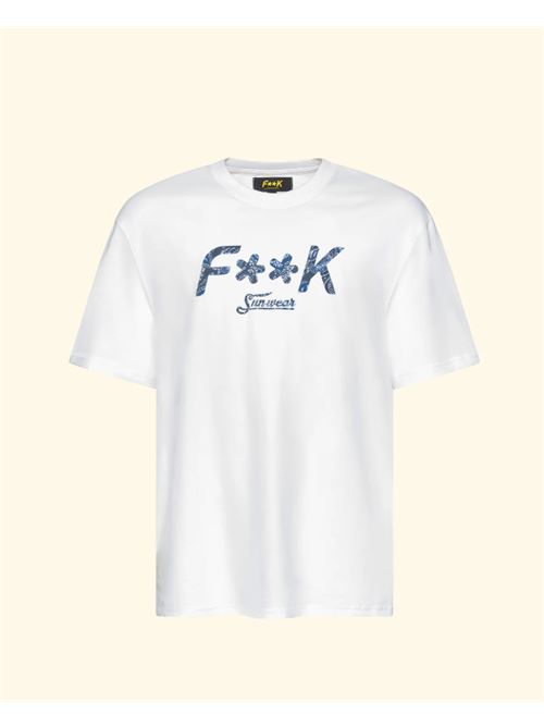 t-shirt jersey F**K | FK26-SM6011WH
