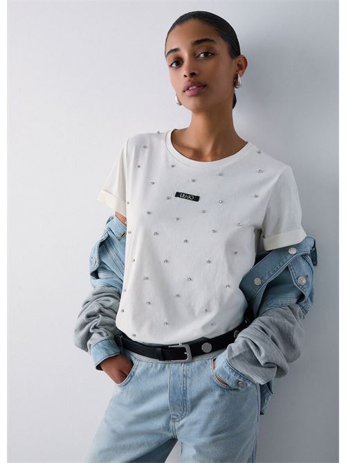 ecs t-shirt moda mc LIU.JO | TA6157JS923M9223