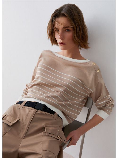 ecs maglia chiusa ml LIU.JO | TA6213MS55NC3889