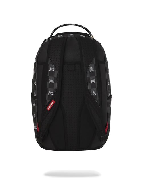 gray peeking character check backpack SPRAYGROUND | 910B8872NSZX