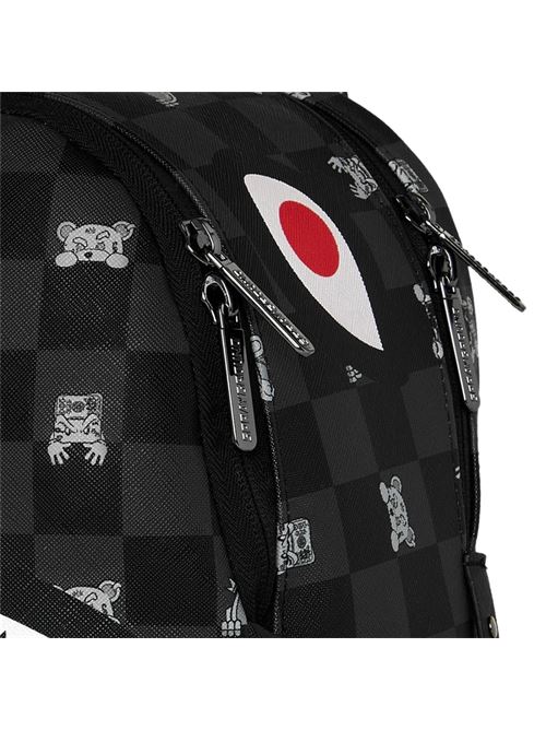 gray peeking charactercheck savage backpack SPRAYGROUND | 910B8908NSZX