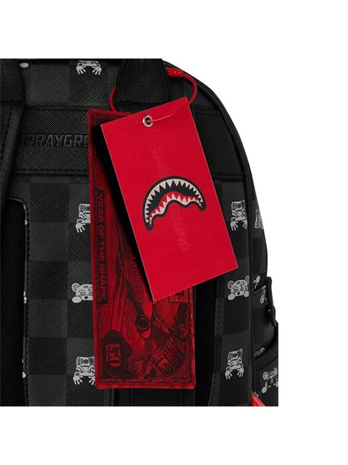 gray peeking charactercheck savage backpack SPRAYGROUND | 910B8908NSZX
