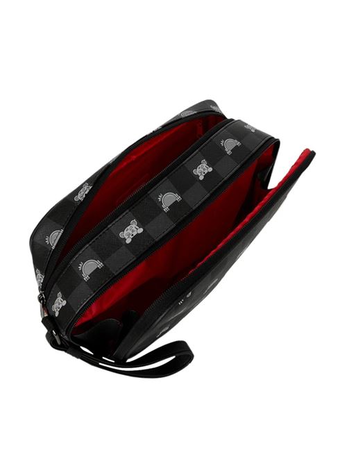 gray peeking charactercheck toiletry brick SPRAYGROUND | 910B8914NSZX