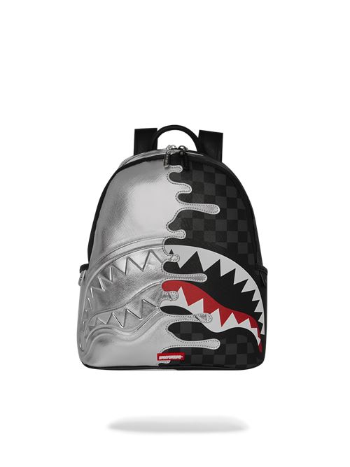 silver side drip savage backpack SPRAYGROUND | 910B8922NSZX