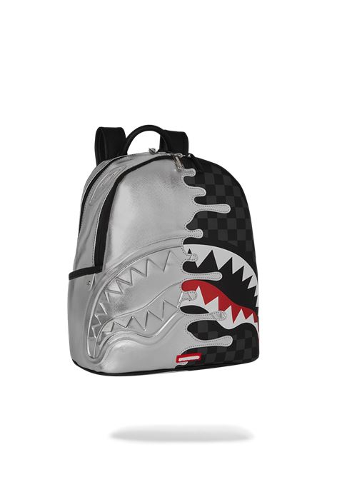silver side drip savage backpack SPRAYGROUND | 910B8922NSZX