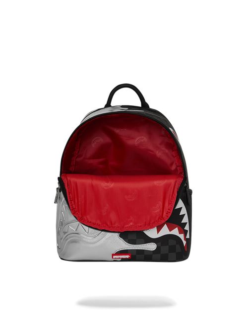 silver side drip savage backpack SPRAYGROUND | 910B8922NSZX