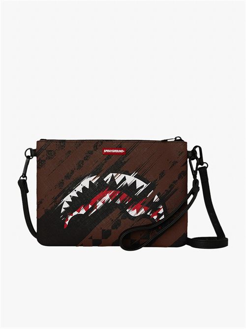 smeared grunge crossover clutch SPRAYGROUND | 910B8969NSZX