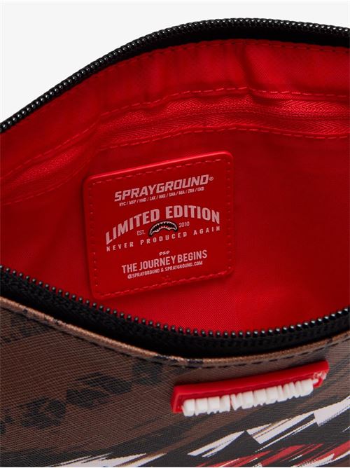 smeared grunge crossover clutch SPRAYGROUND | 910B8969NSZX