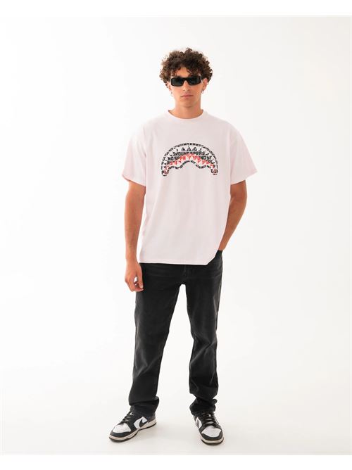 infinity shark regular t-shirt SPRAYGROUND | SP858LIGHTLIGHTPINK