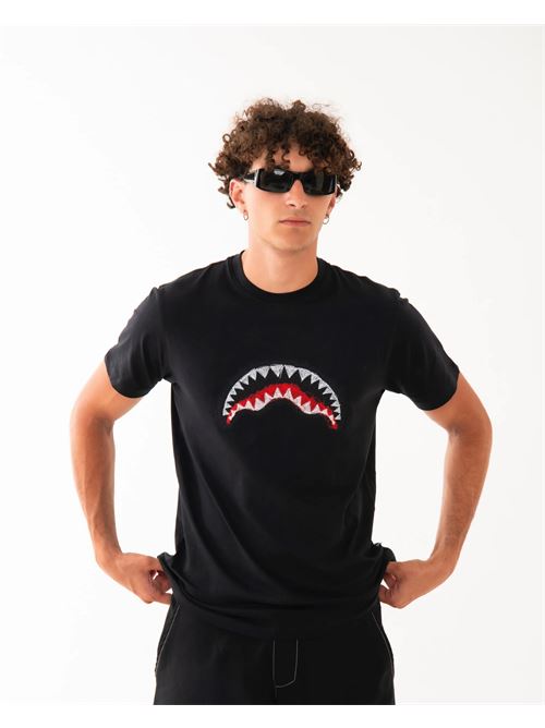 scribble embroidery shark reg SPRAYGROUND | SP862BLKBLK