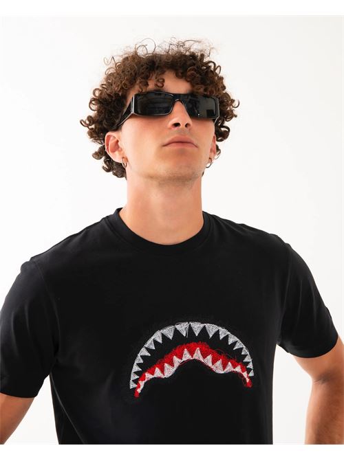scribble embroidery shark reg SPRAYGROUND | SP862BLKBLK