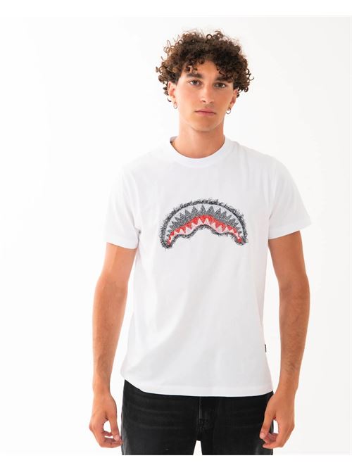 scribble embroidery shark reg SPRAYGROUND | SP862WHTWHT
