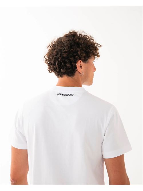 scribble embroidery shark reg SPRAYGROUND | SP862WHTWHT