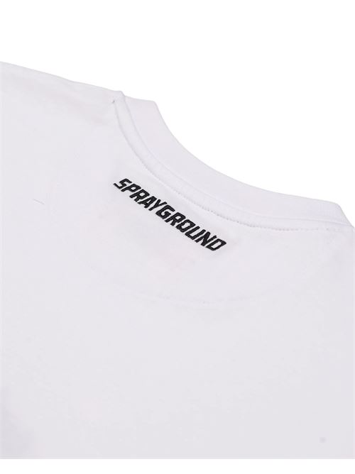 scribble embroidery shark reg SPRAYGROUND | SP862WHTWHT