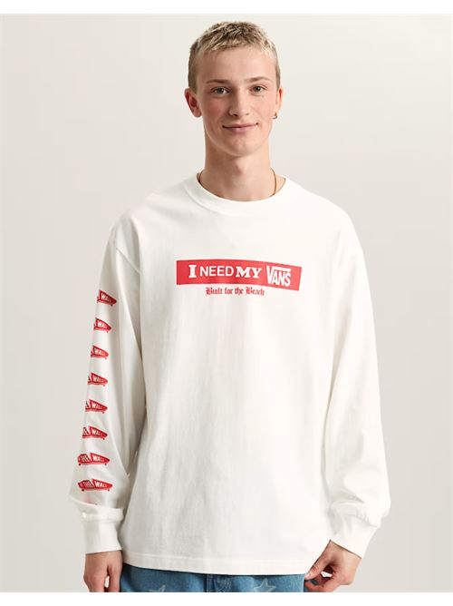 i need my ls tee VANS | VN000SRDWHT1