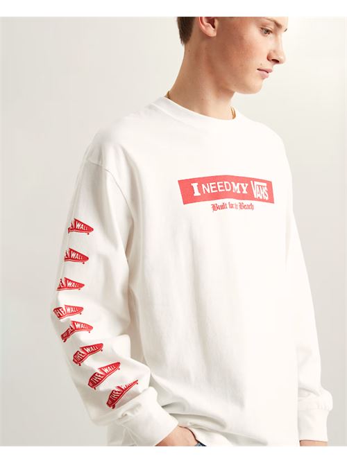 i need my ls tee VANS | VN000SRDWHT1