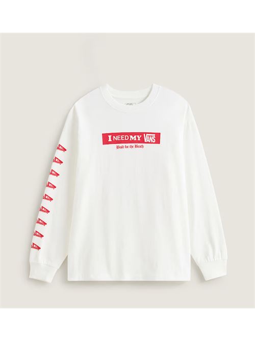 i need my ls tee VANS | VN000SRDWHT1